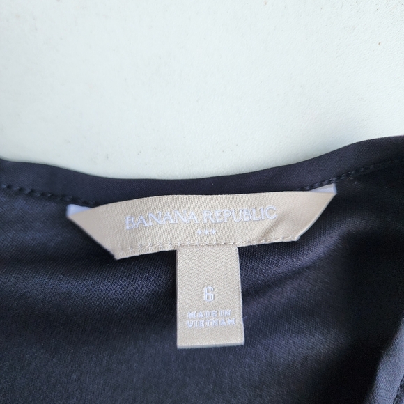 Banana Republic Womens Black Lace Sleeveless Dress Nylon Lined Sz 6 - Picture 14 of 14